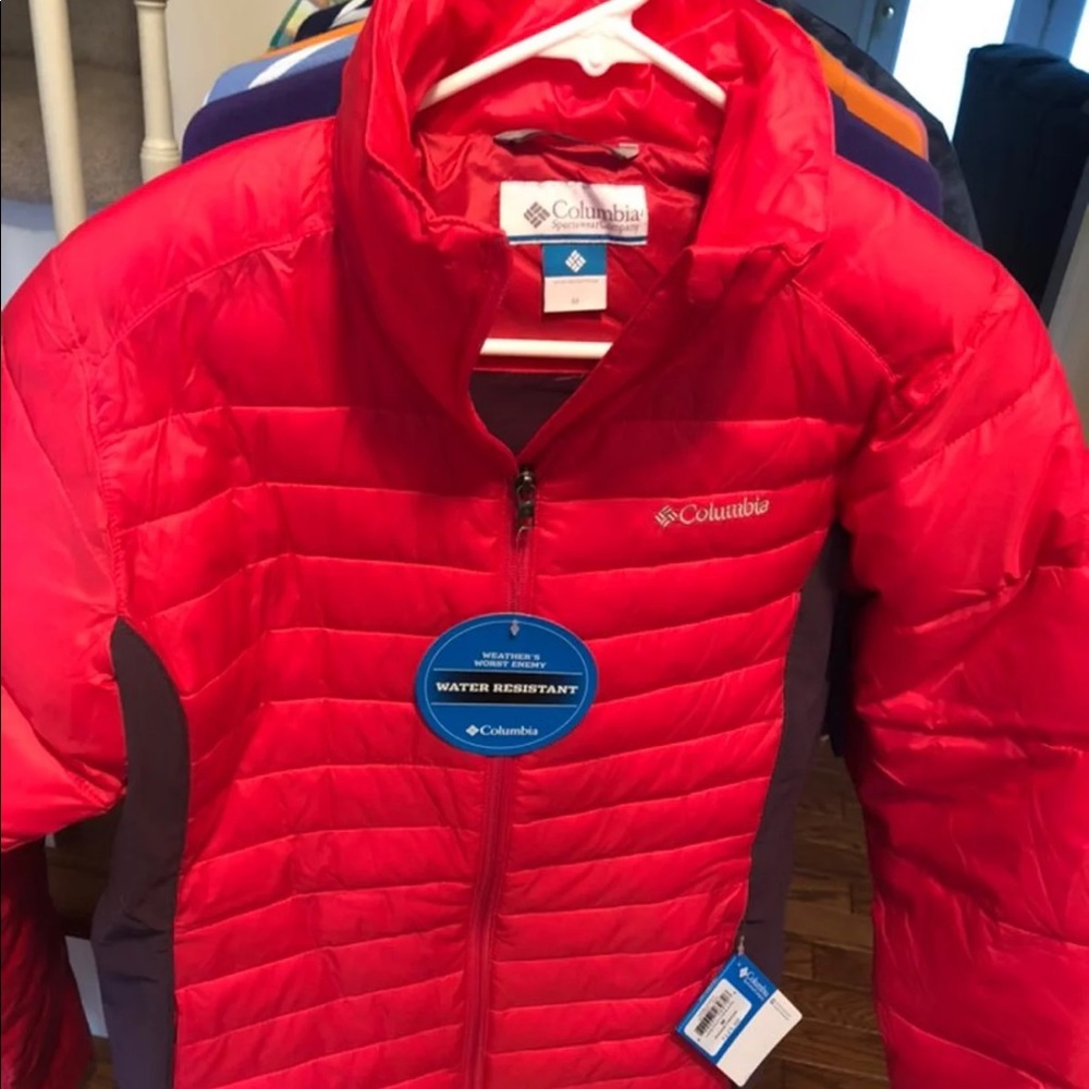 Columbia Powder Pillowed Hybrid Jacket Pink NWT M